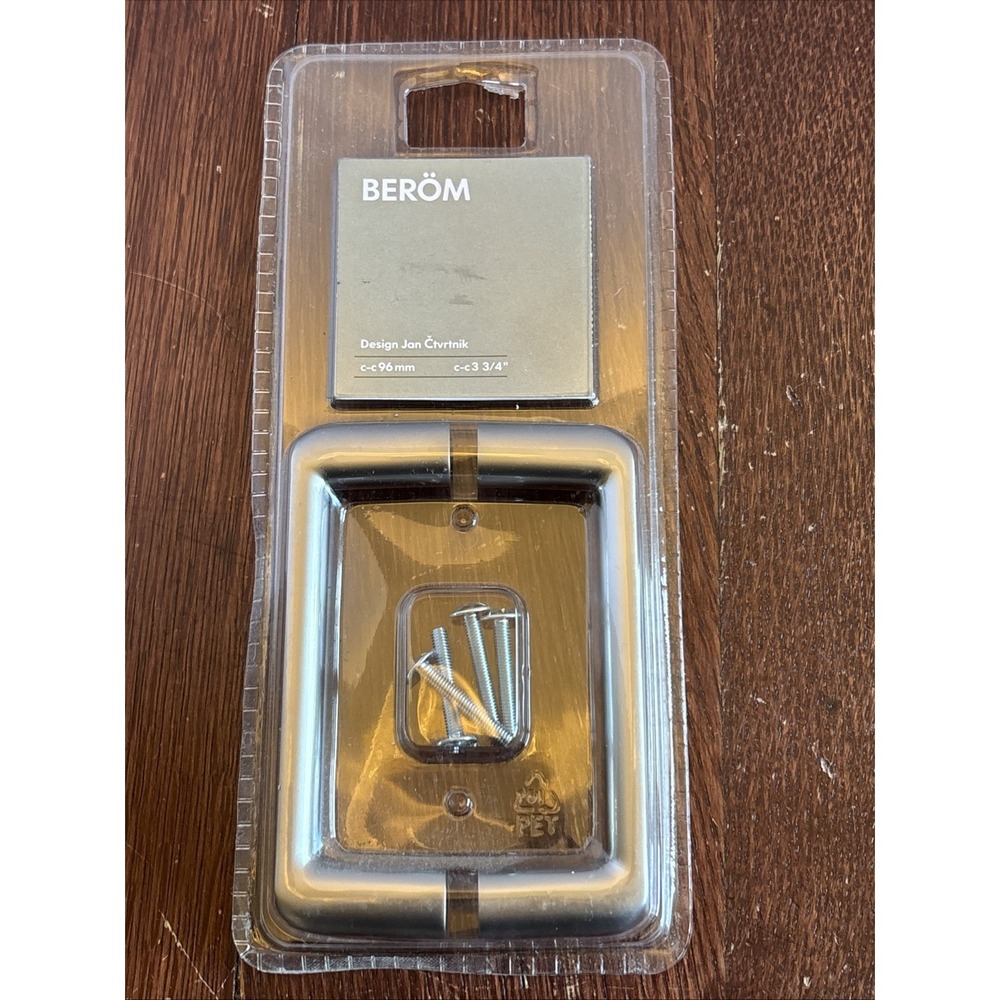 Ikea Berom Handle  101.022.20 Set Of 2 3 3/4" Long--New 9 Packs Available‎